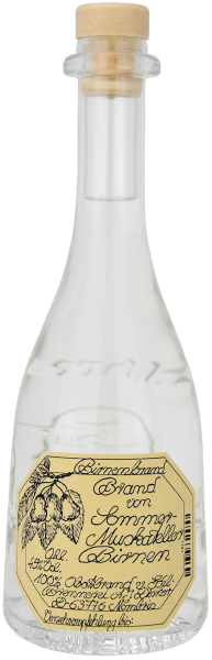 Brand von Sommermuskatellerbirne - klein