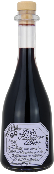 Waldheidelbeerlikör - klein