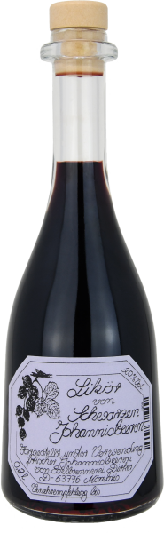 Schwarze Johannisbeerlikör - klein