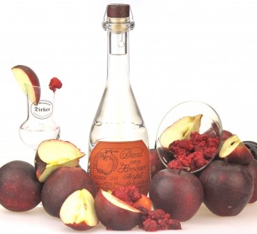 Brand vom Himbeerapfel